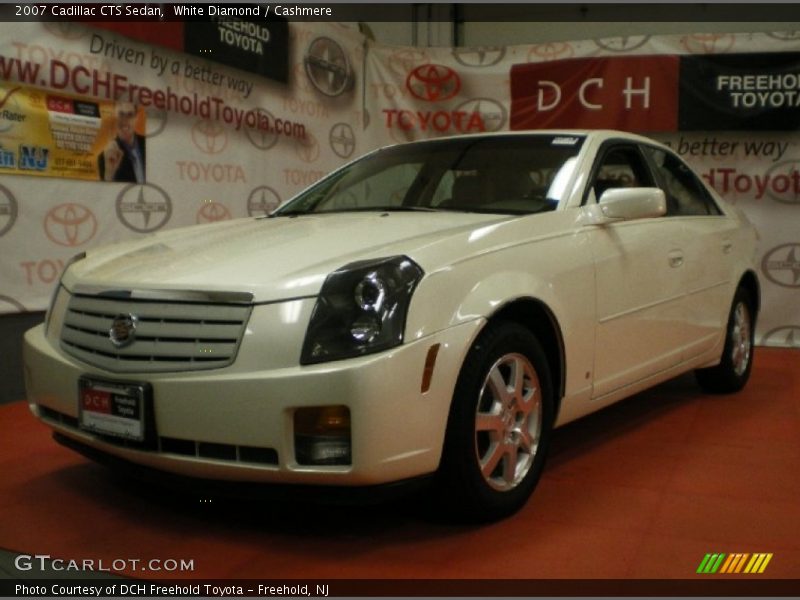 White Diamond / Cashmere 2007 Cadillac CTS Sedan