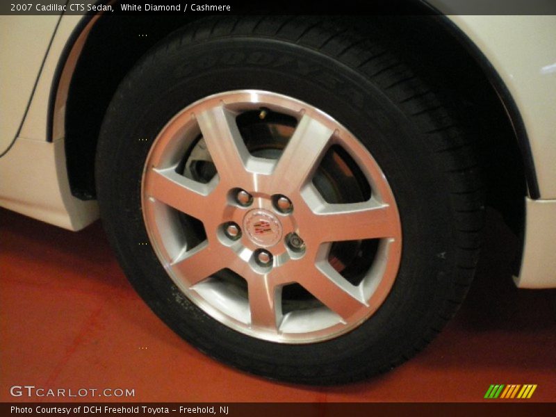 White Diamond / Cashmere 2007 Cadillac CTS Sedan
