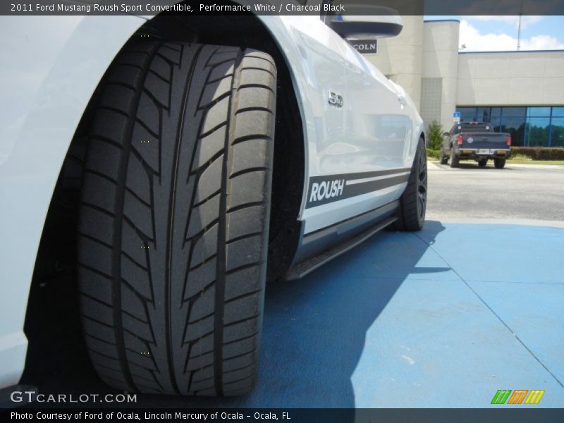 Performance White / Charcoal Black 2011 Ford Mustang Roush Sport Convertible