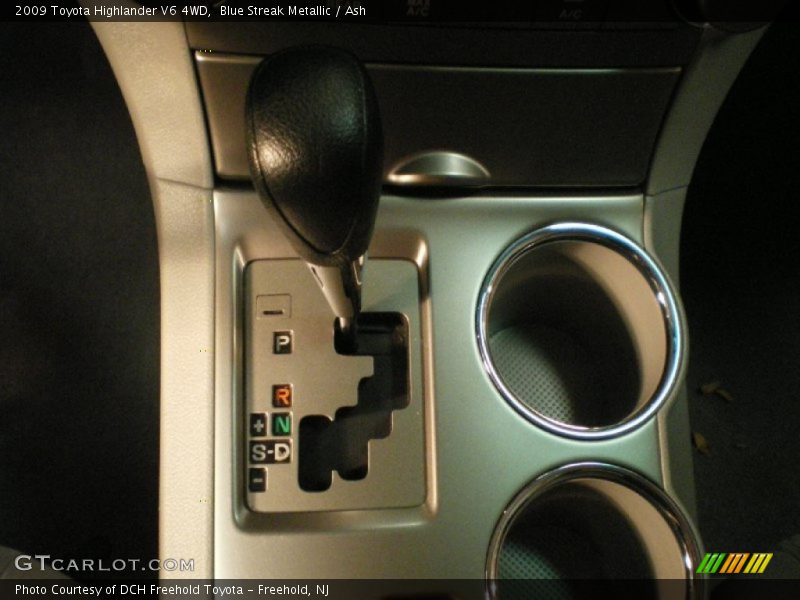 Blue Streak Metallic / Ash 2009 Toyota Highlander V6 4WD