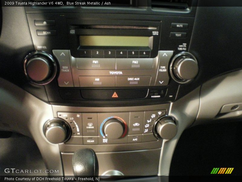 Blue Streak Metallic / Ash 2009 Toyota Highlander V6 4WD