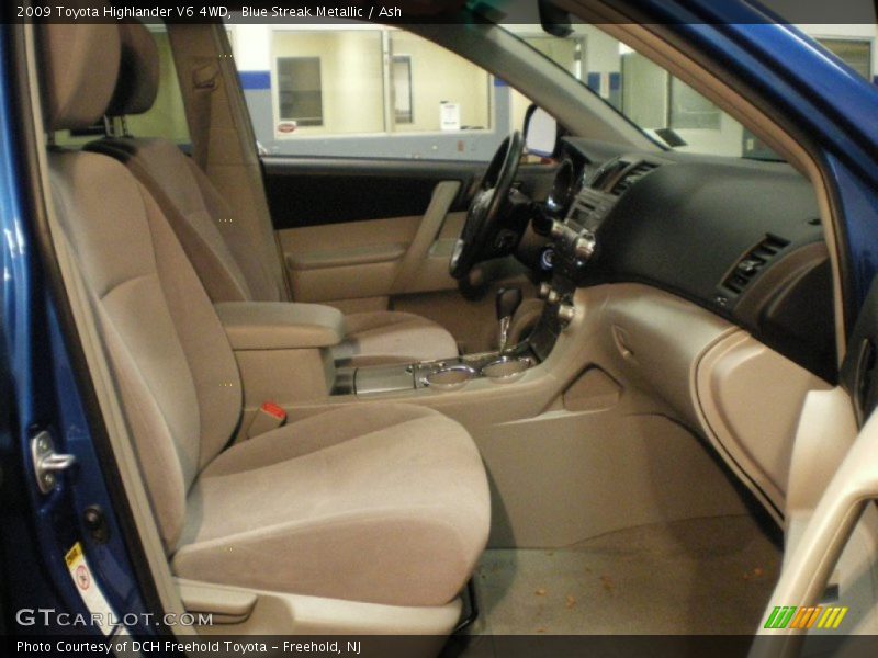 Blue Streak Metallic / Ash 2009 Toyota Highlander V6 4WD