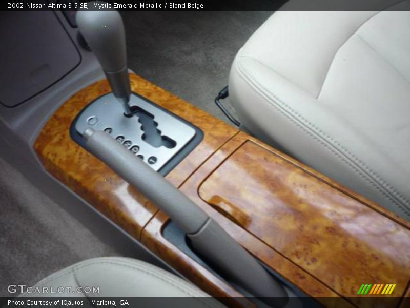 Mystic Emerald Metallic / Blond Beige 2002 Nissan Altima 3.5 SE