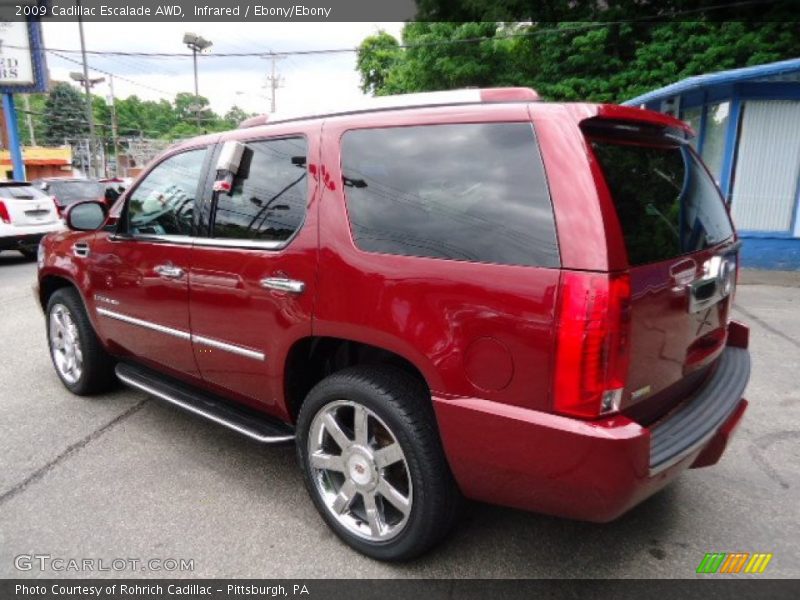Infrared / Ebony/Ebony 2009 Cadillac Escalade AWD