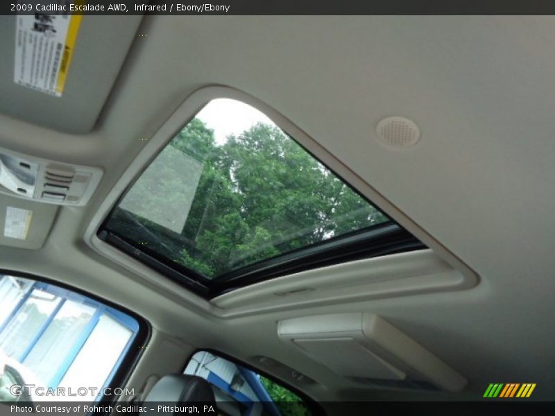 Infrared / Ebony/Ebony 2009 Cadillac Escalade AWD