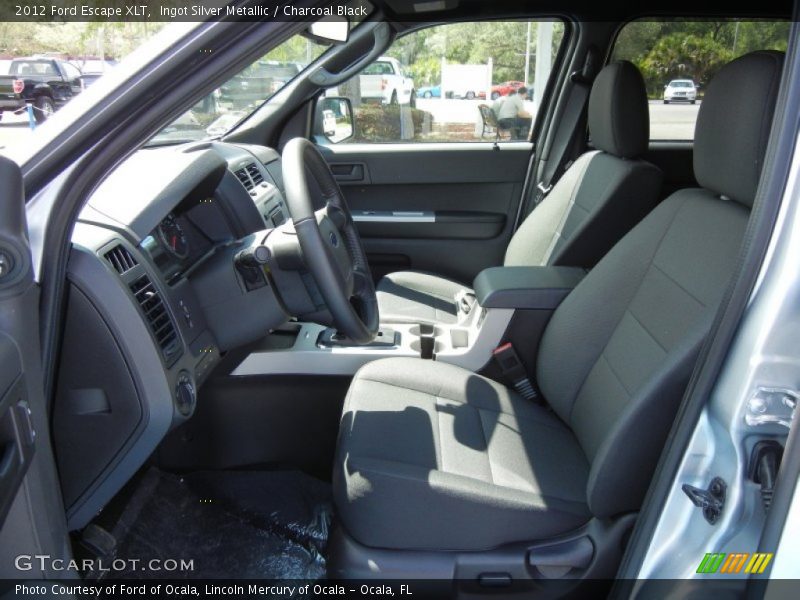 Ingot Silver Metallic / Charcoal Black 2012 Ford Escape XLT