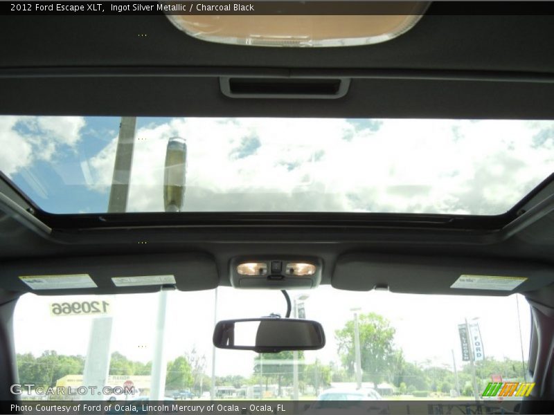 Ingot Silver Metallic / Charcoal Black 2012 Ford Escape XLT