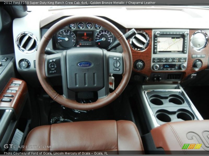 Dashboard of 2012 F350 Super Duty King Ranch Crew Cab 4x4