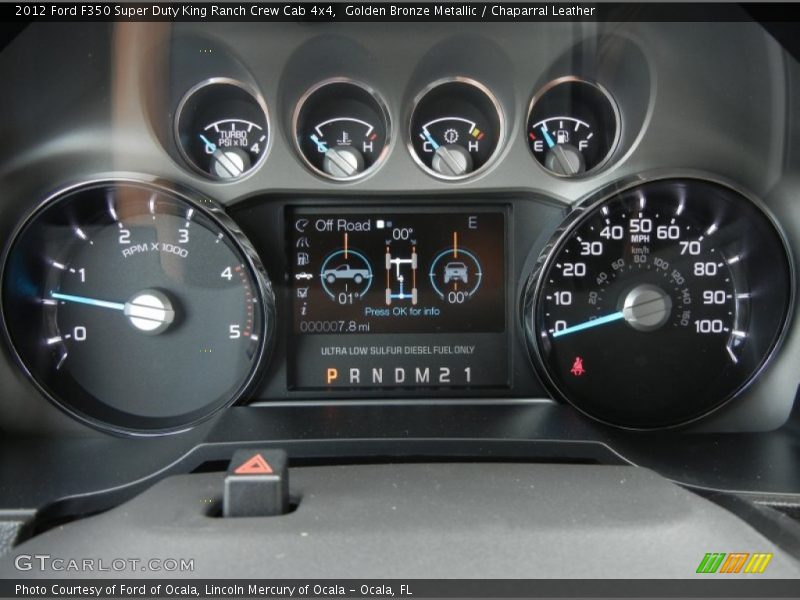 2012 F350 Super Duty King Ranch Crew Cab 4x4 King Ranch Crew Cab 4x4 Gauges