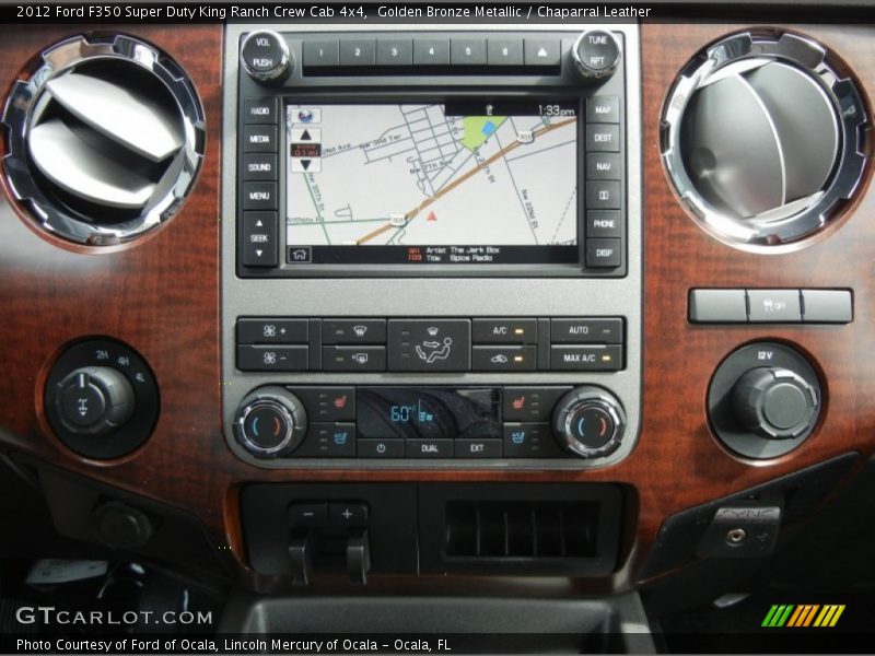 Navigation of 2012 F350 Super Duty King Ranch Crew Cab 4x4
