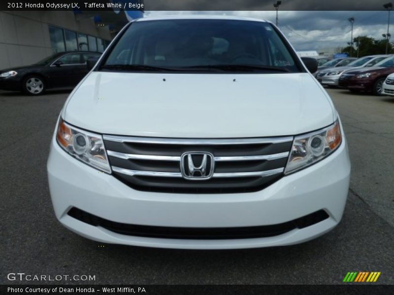 Taffeta White / Beige 2012 Honda Odyssey LX