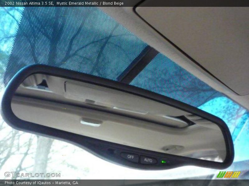 Mystic Emerald Metallic / Blond Beige 2002 Nissan Altima 3.5 SE