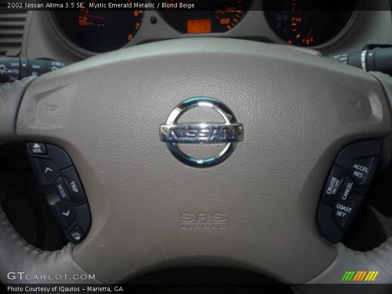 Mystic Emerald Metallic / Blond Beige 2002 Nissan Altima 3.5 SE
