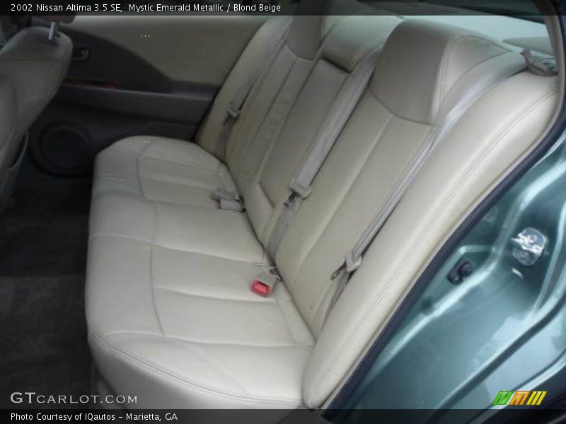 Mystic Emerald Metallic / Blond Beige 2002 Nissan Altima 3.5 SE