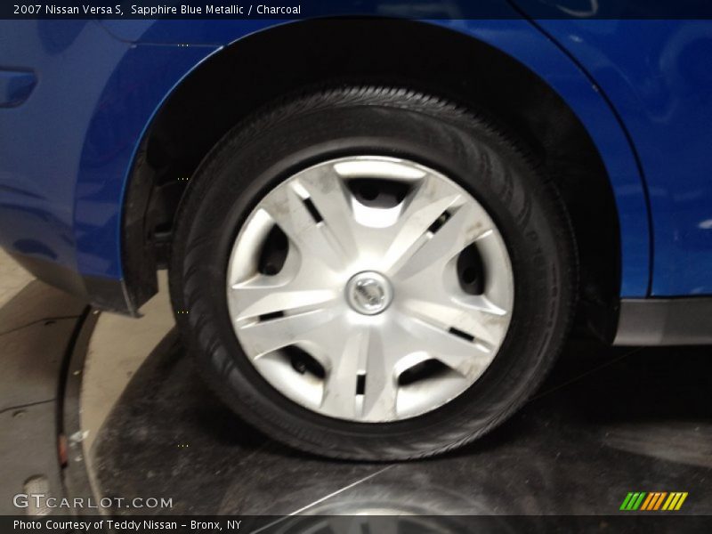 Sapphire Blue Metallic / Charcoal 2007 Nissan Versa S