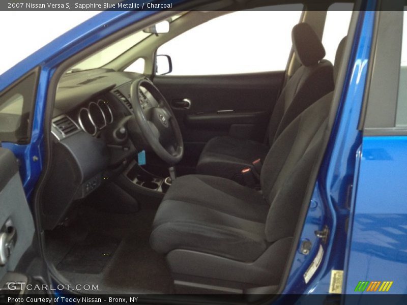 Sapphire Blue Metallic / Charcoal 2007 Nissan Versa S