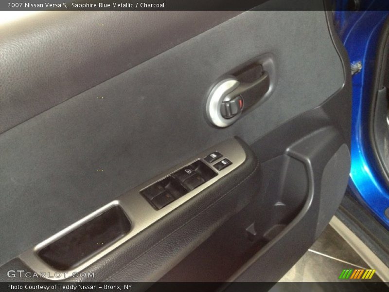 Sapphire Blue Metallic / Charcoal 2007 Nissan Versa S