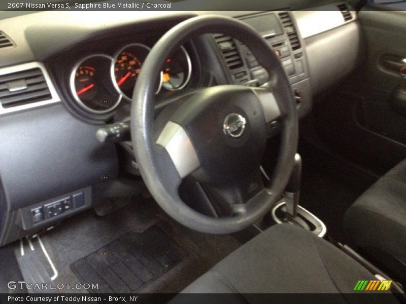 Sapphire Blue Metallic / Charcoal 2007 Nissan Versa S