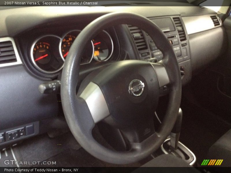 Sapphire Blue Metallic / Charcoal 2007 Nissan Versa S