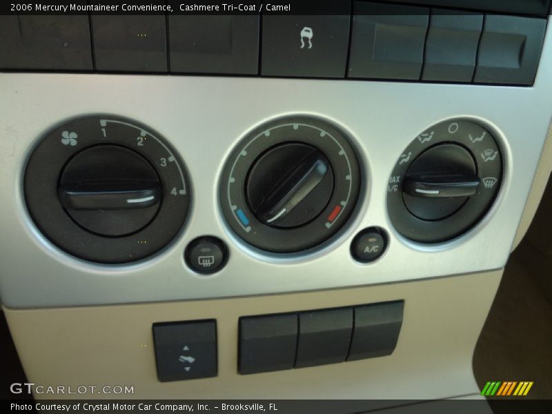 Controls of 2006 Mountaineer Convenience