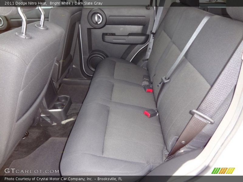 Bright White / Dark Slate Gray 2011 Dodge Nitro Heat