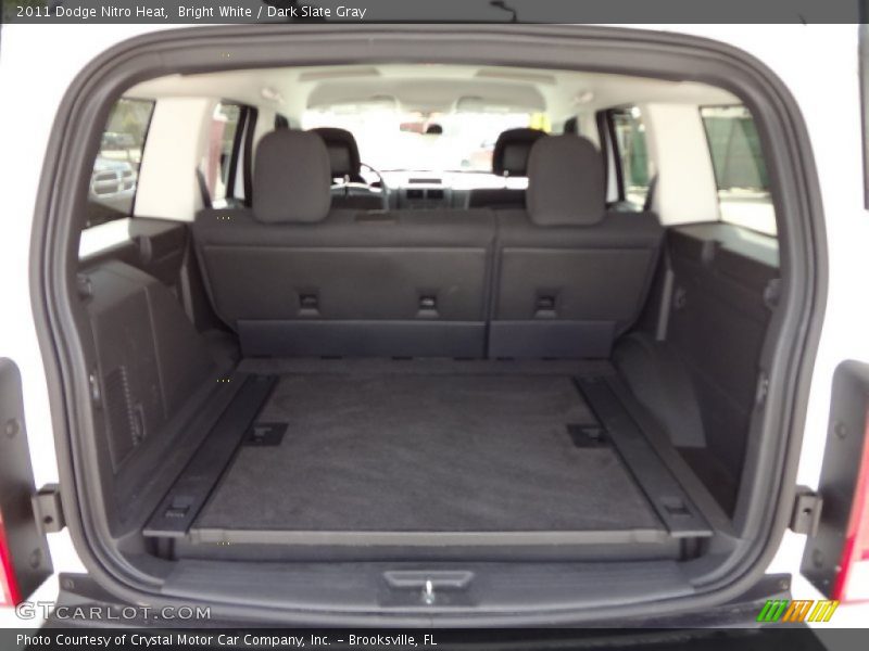 Bright White / Dark Slate Gray 2011 Dodge Nitro Heat