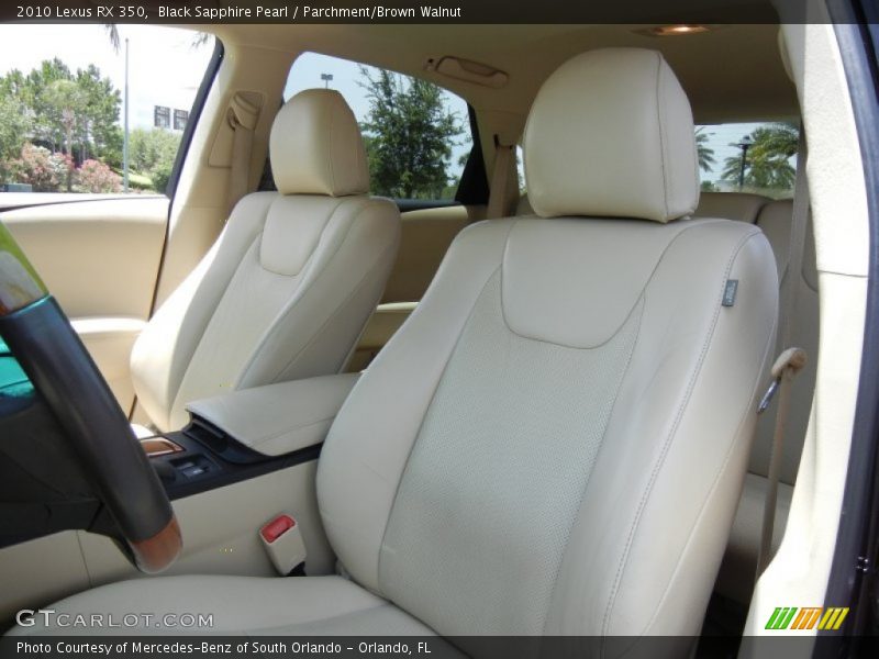 Black Sapphire Pearl / Parchment/Brown Walnut 2010 Lexus RX 350