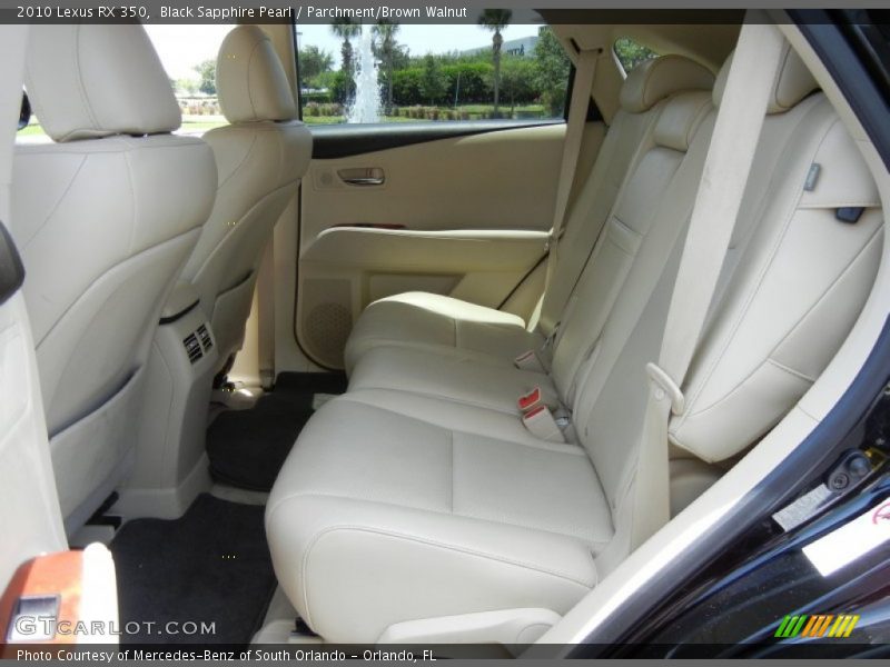 Black Sapphire Pearl / Parchment/Brown Walnut 2010 Lexus RX 350