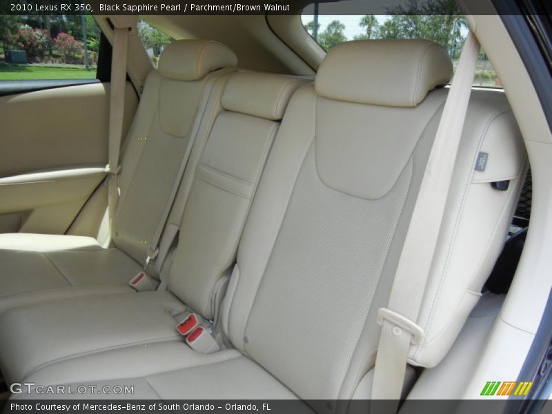 Black Sapphire Pearl / Parchment/Brown Walnut 2010 Lexus RX 350