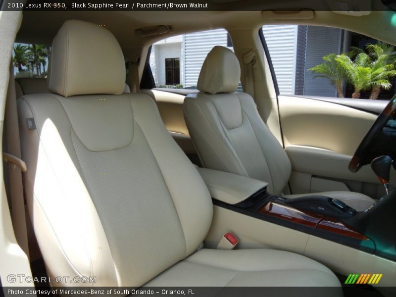 Black Sapphire Pearl / Parchment/Brown Walnut 2010 Lexus RX 350