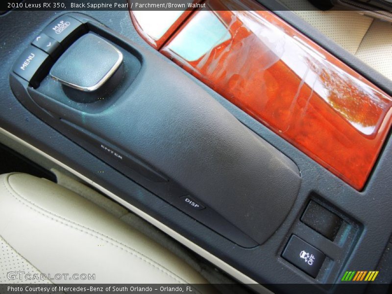 Black Sapphire Pearl / Parchment/Brown Walnut 2010 Lexus RX 350