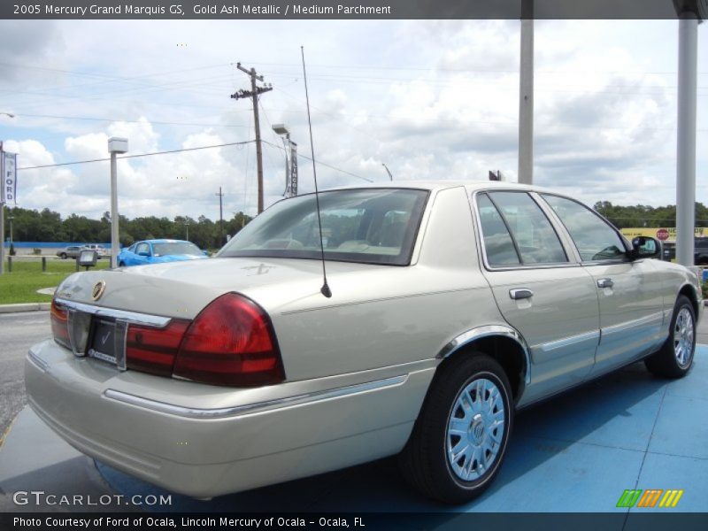 Gold Ash Metallic / Medium Parchment 2005 Mercury Grand Marquis GS