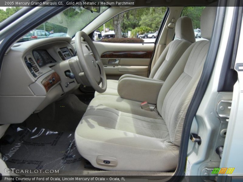 Gold Ash Metallic / Medium Parchment 2005 Mercury Grand Marquis GS