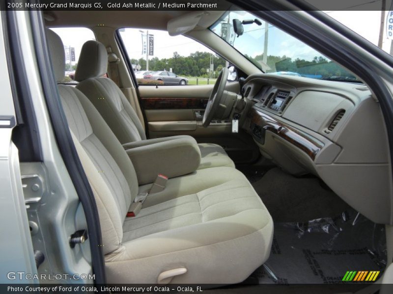 Gold Ash Metallic / Medium Parchment 2005 Mercury Grand Marquis GS