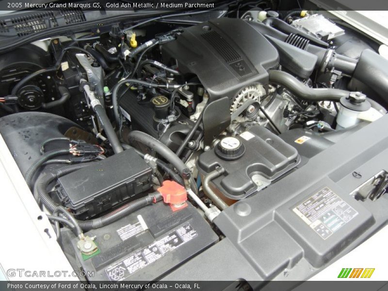 Gold Ash Metallic / Medium Parchment 2005 Mercury Grand Marquis GS