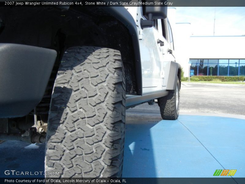 Stone White / Dark Slate Gray/Medium Slate Gray 2007 Jeep Wrangler Unlimited Rubicon 4x4
