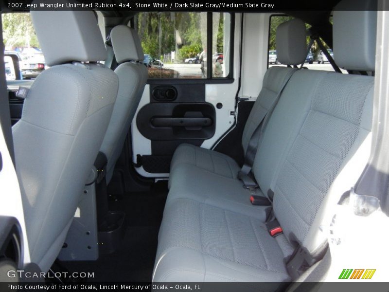 Stone White / Dark Slate Gray/Medium Slate Gray 2007 Jeep Wrangler Unlimited Rubicon 4x4