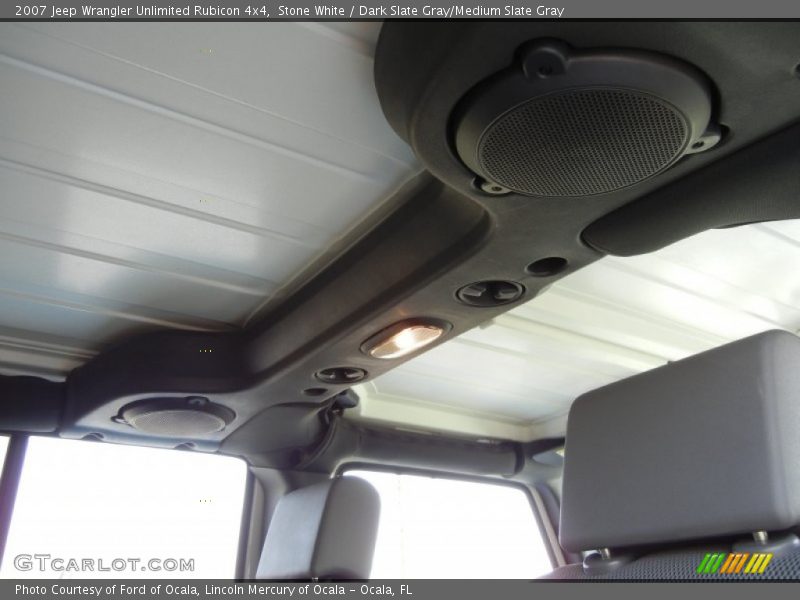 Stone White / Dark Slate Gray/Medium Slate Gray 2007 Jeep Wrangler Unlimited Rubicon 4x4