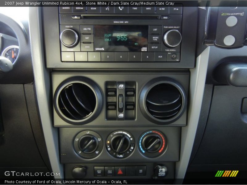 Stone White / Dark Slate Gray/Medium Slate Gray 2007 Jeep Wrangler Unlimited Rubicon 4x4