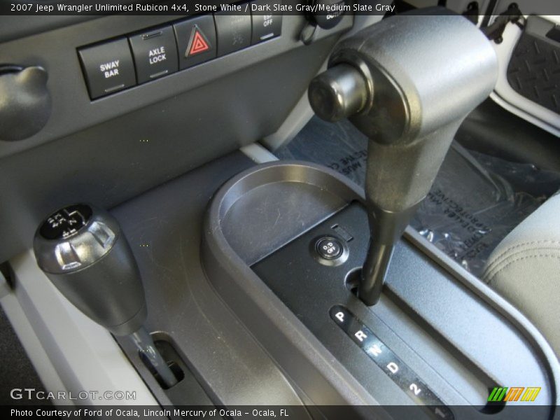 Stone White / Dark Slate Gray/Medium Slate Gray 2007 Jeep Wrangler Unlimited Rubicon 4x4