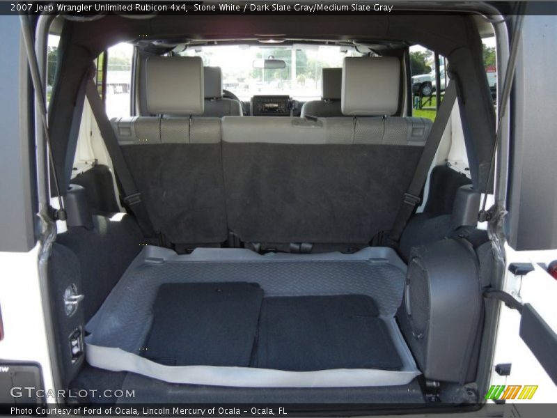 Stone White / Dark Slate Gray/Medium Slate Gray 2007 Jeep Wrangler Unlimited Rubicon 4x4