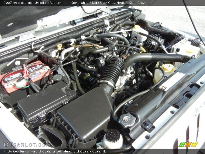 Stone White / Dark Slate Gray/Medium Slate Gray 2007 Jeep Wrangler Unlimited Rubicon 4x4