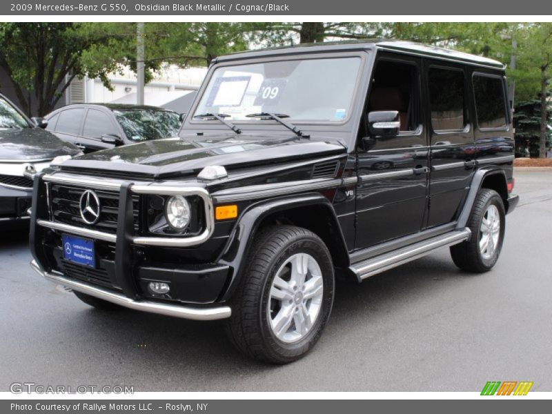 Obsidian Black Metallic / Cognac/Black 2009 Mercedes-Benz G 550