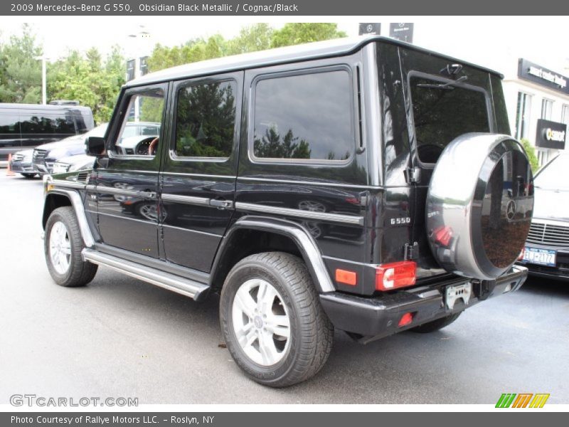 Obsidian Black Metallic / Cognac/Black 2009 Mercedes-Benz G 550