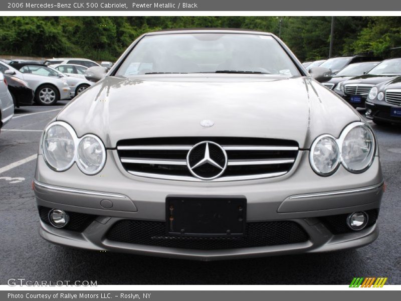 Pewter Metallic / Black 2006 Mercedes-Benz CLK 500 Cabriolet