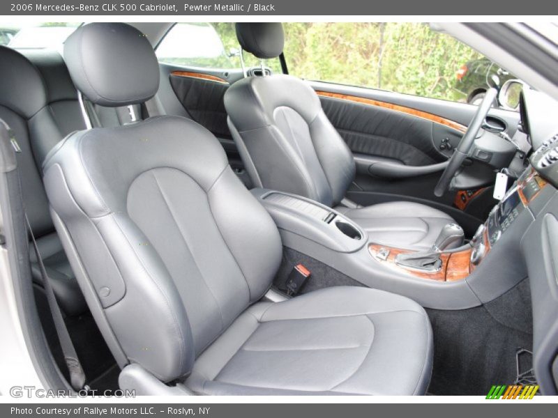 Pewter Metallic / Black 2006 Mercedes-Benz CLK 500 Cabriolet