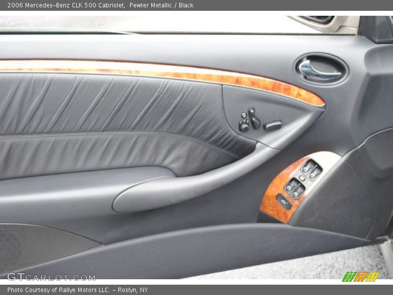 Pewter Metallic / Black 2006 Mercedes-Benz CLK 500 Cabriolet