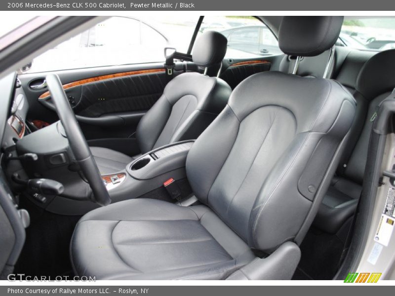 Pewter Metallic / Black 2006 Mercedes-Benz CLK 500 Cabriolet