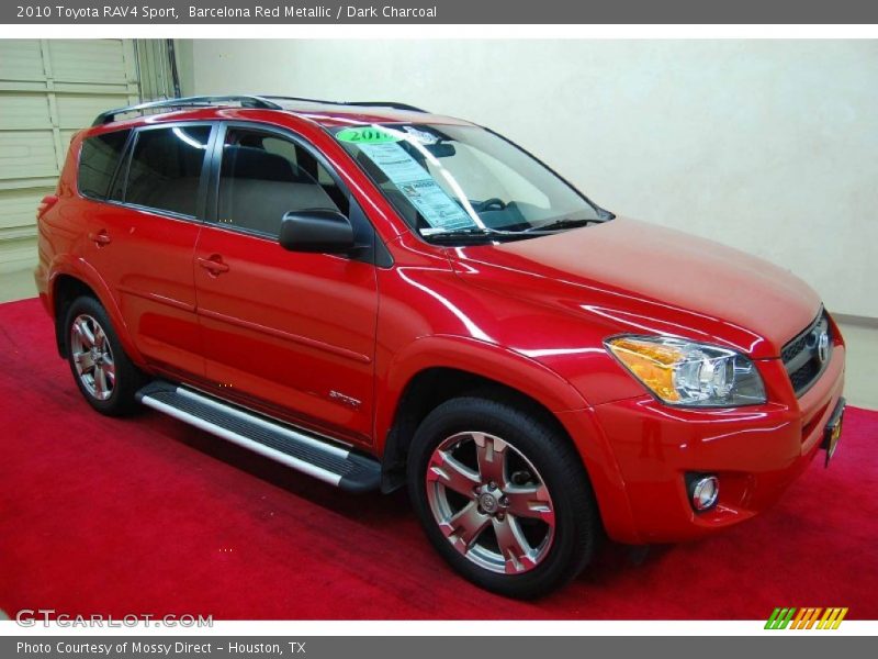Barcelona Red Metallic / Dark Charcoal 2010 Toyota RAV4 Sport