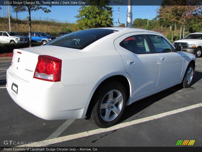 Stone White / Dark Slate Gray 2010 Dodge Charger SE